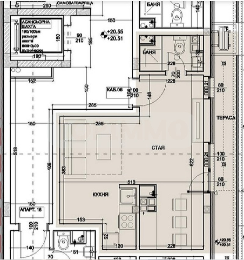 Продава  1-стаен град Варна , Левски 2 , 54 кв.м | 40144765 - изображение [5]