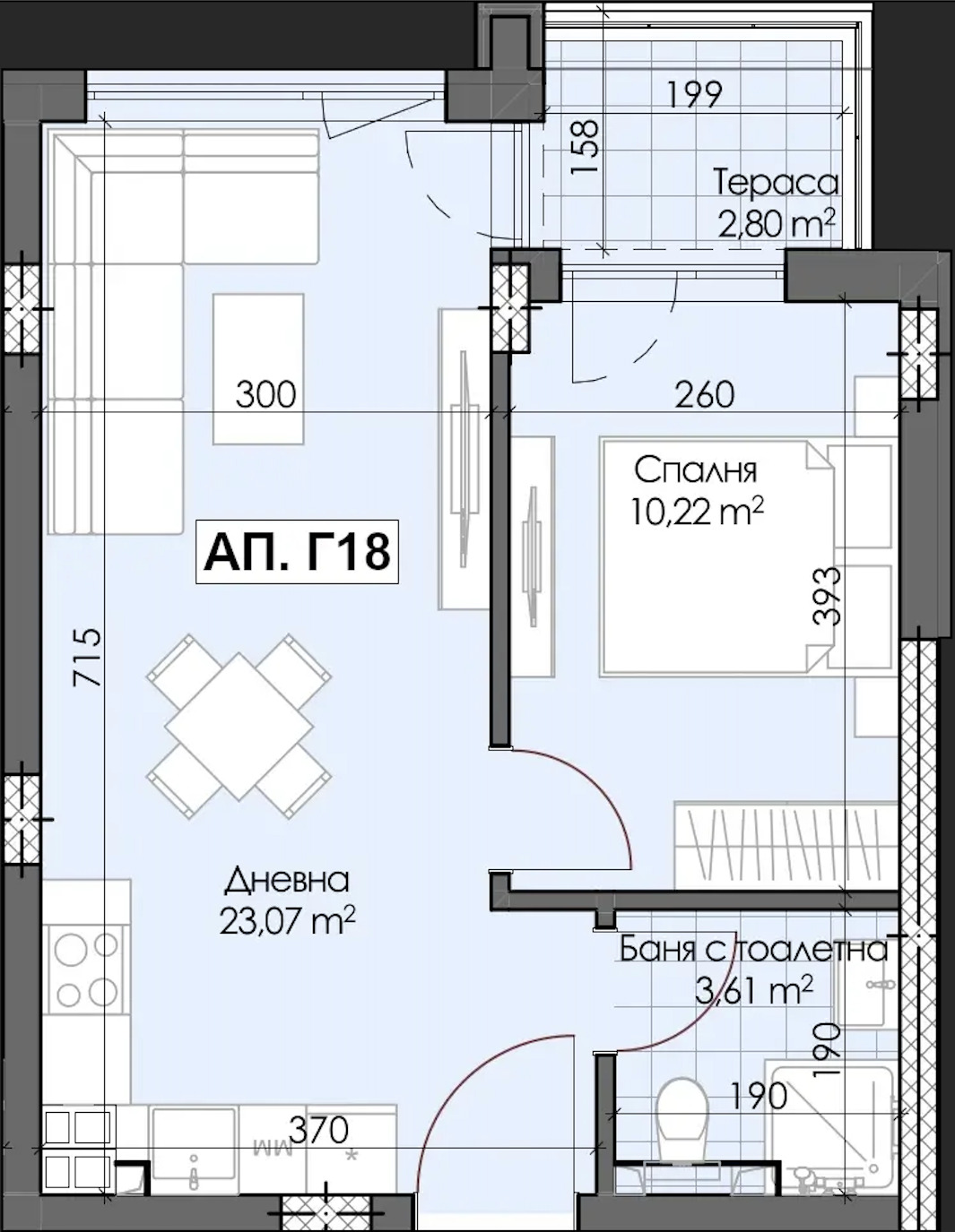 Продава 2-СТАЕН, гр. Пловдив, Гагарин, снимка 2 - Апартаменти - 55627229