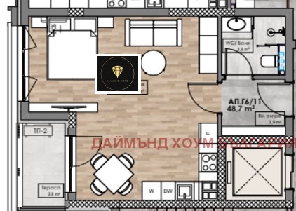 Продава 1-СТАЕН, гр. Пловдив, Кършияка, снимка 2 - Aпартаменти - 48207609