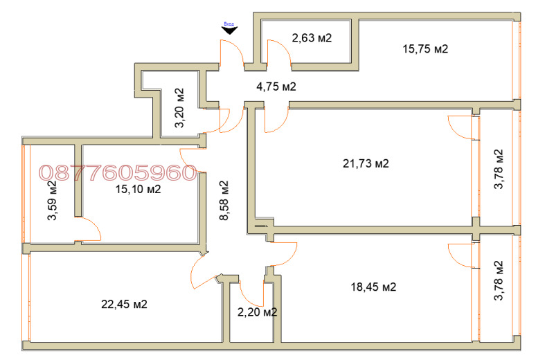 Продава МНОГОСТАЕН, гр. София, Лагера, снимка 17 - Aпартаменти - 48008771