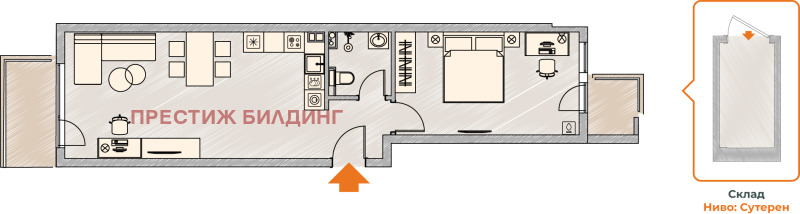 Продава 2-СТАЕН, гр. София, Малинова долина, снимка 2 - Aпартаменти - 47436792