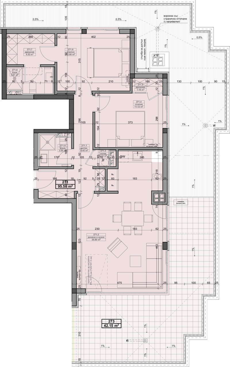 De vânzare  2 dormitoare Sofia , Liulin 5 , 151 mp | 66344110 - imagine [15]