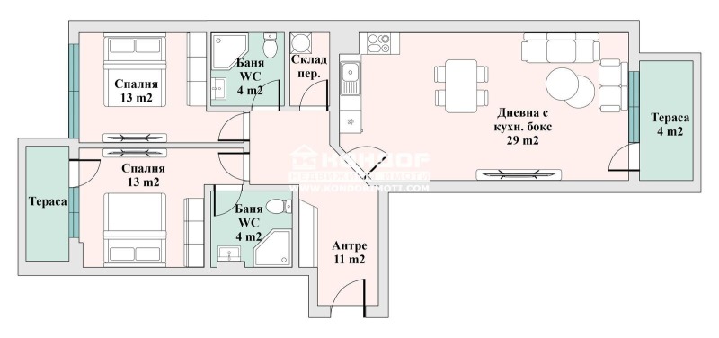 Продава 3-СТАЕН, гр. Пловдив, Тракия, снимка 3 - Aпартаменти - 49431406