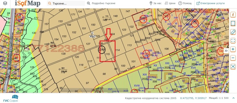 Til salgs  Plott Sofia , Bankja , 1000 kvm | 57832108 - bilde [2]