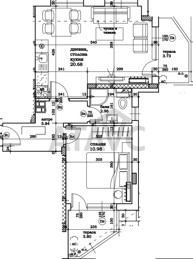 Продава  2-стаен, град Пловдив, Тракия • 87 000 EUR • ID 39007929 — holmes.bg - [1] 