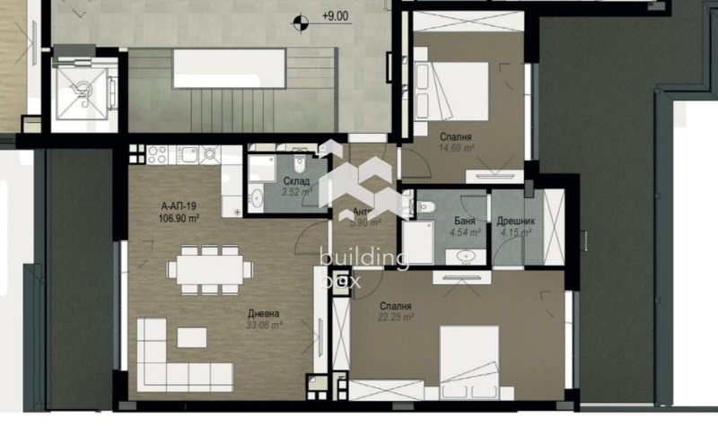 Zu verkaufen  2 Schlafzimmer Sofia , Witoscha , 168 qm | 12417291 - Bild [8]