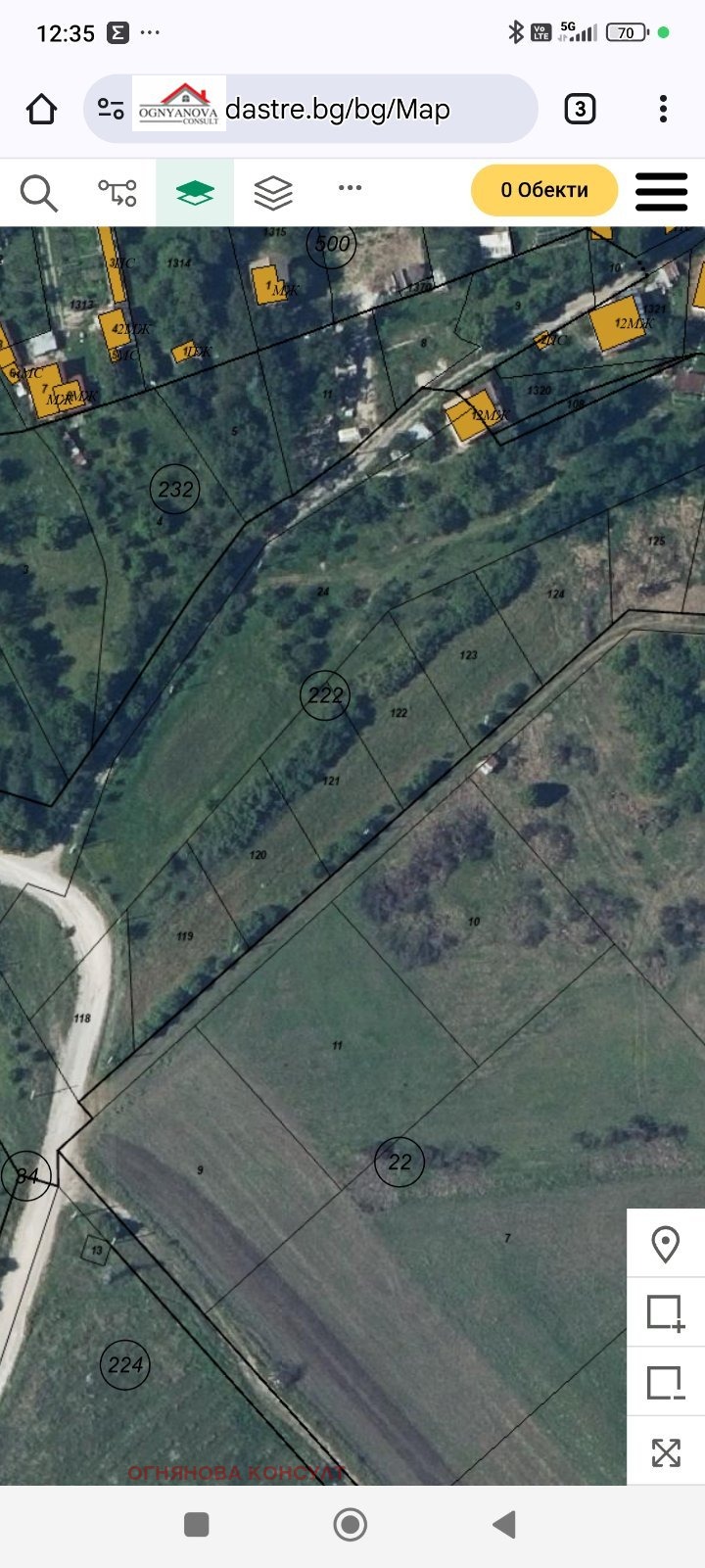 Til salg  Grund region Sofia , Aldomirovtsi , 3205 kvm | 24957284