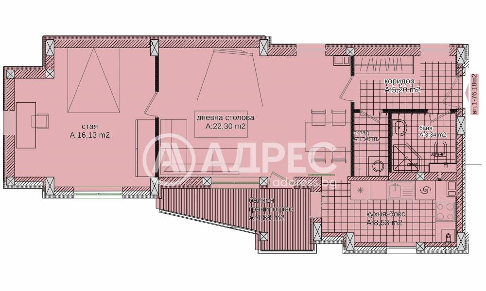 Продава 2-СТАЕН, гр. София, Манастирски ливади, снимка 2 - Апартаменти - 52563620