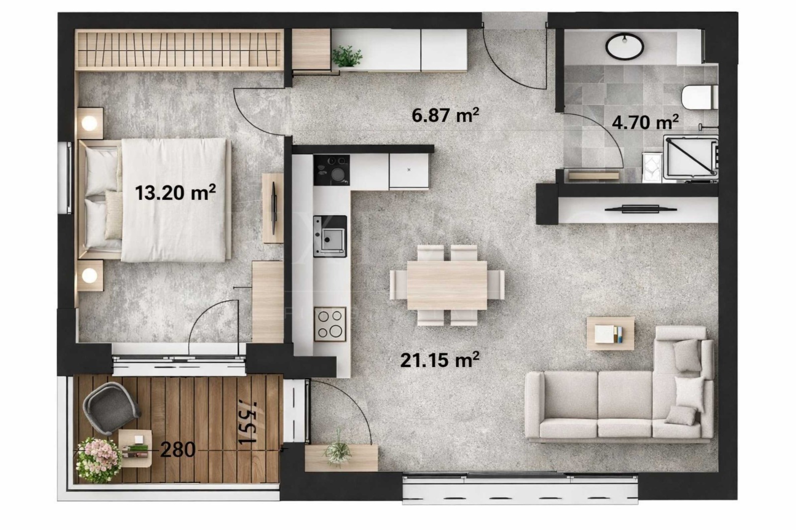 Продава 2-СТАЕН, гр. София, Кръстова вада, снимка 2 - Апартаменти - 53889608