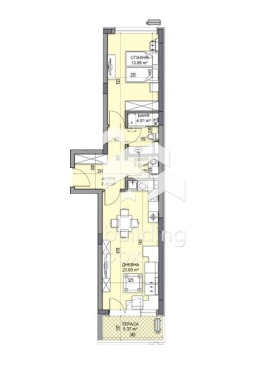 1 slaapkamer Gagarin, Plovdiv 2