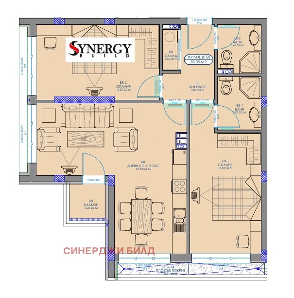 Продава 3-СТАЕН, гр. София, Връбница 1, снимка 12 - Апартаменти - 53522356