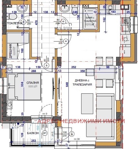 Продава 3-СТАЕН, гр. Стара Загора, Железник - център, снимка 3 - Апартаменти - 55097744