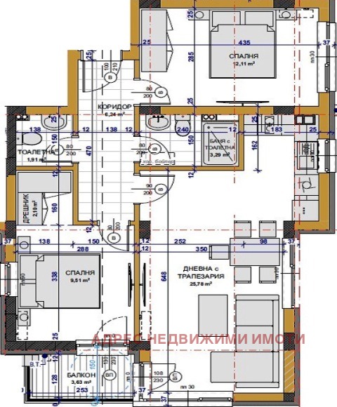 Продава 3-СТАЕН, гр. Стара Загора, Железник - център, снимка 3 - Апартаменти - 55472155