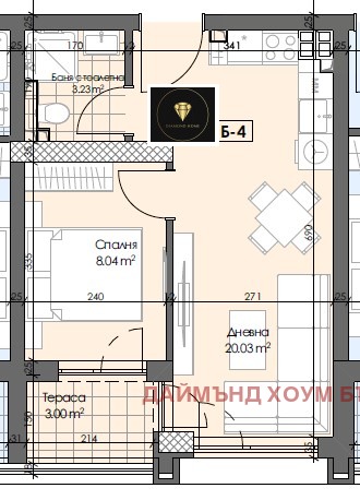 Продава 2-СТАЕН, гр. Пловдив, Гагарин, снимка 2 - Aпартаменти - 49267692