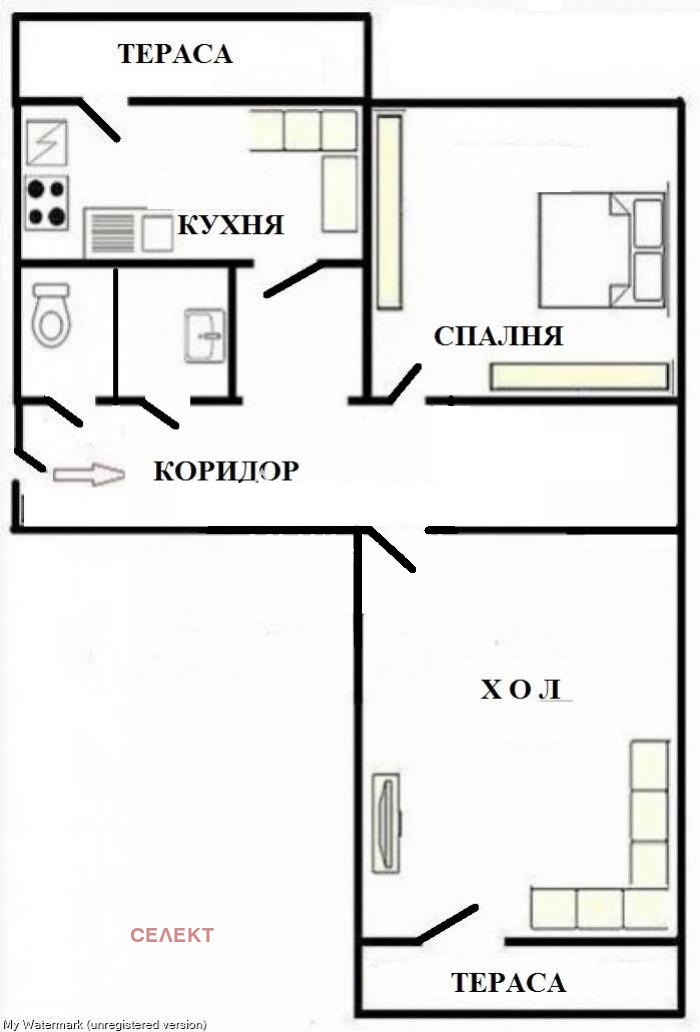 En venta  1 dormitorio Plovdiv , Yuzhen , 68 metros cuadrados | 67747303