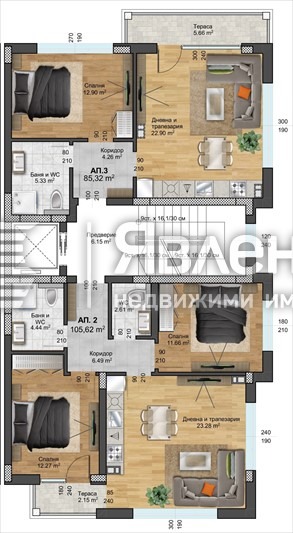 Till salu  1 sovrum Plovdiv , Zapaden , 85 kvm | 35742942