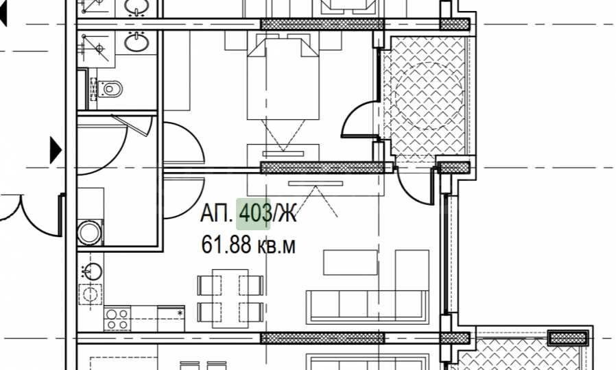 Продава 2-СТАЕН, гр. София, Обеля, снимка 2 - Апартаменти - 54332659