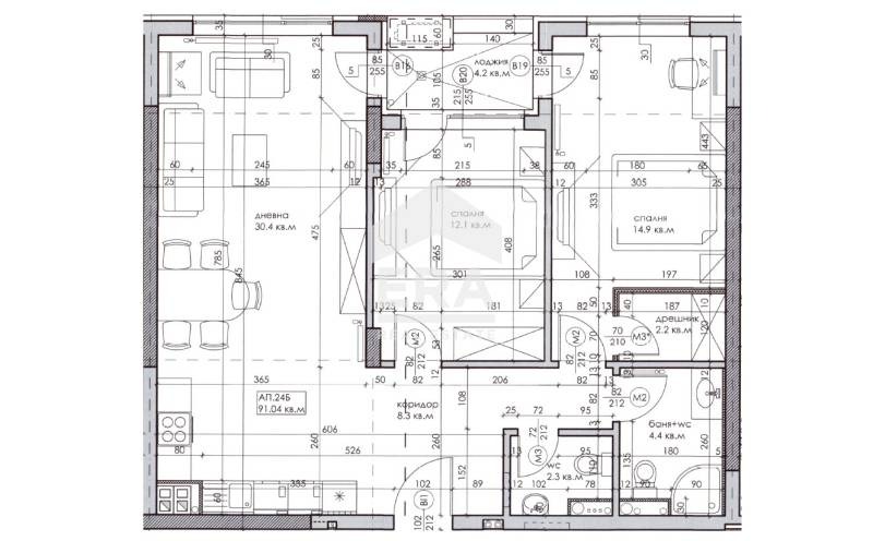 Продава 3-СТАЕН, гр. София, Дружба 2, снимка 3 - Апартаменти - 52456459