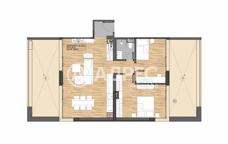 Na sprzedaż  2 sypialnie Sofia , Bojana , 107 mkw | 37201136 - obraz [4]