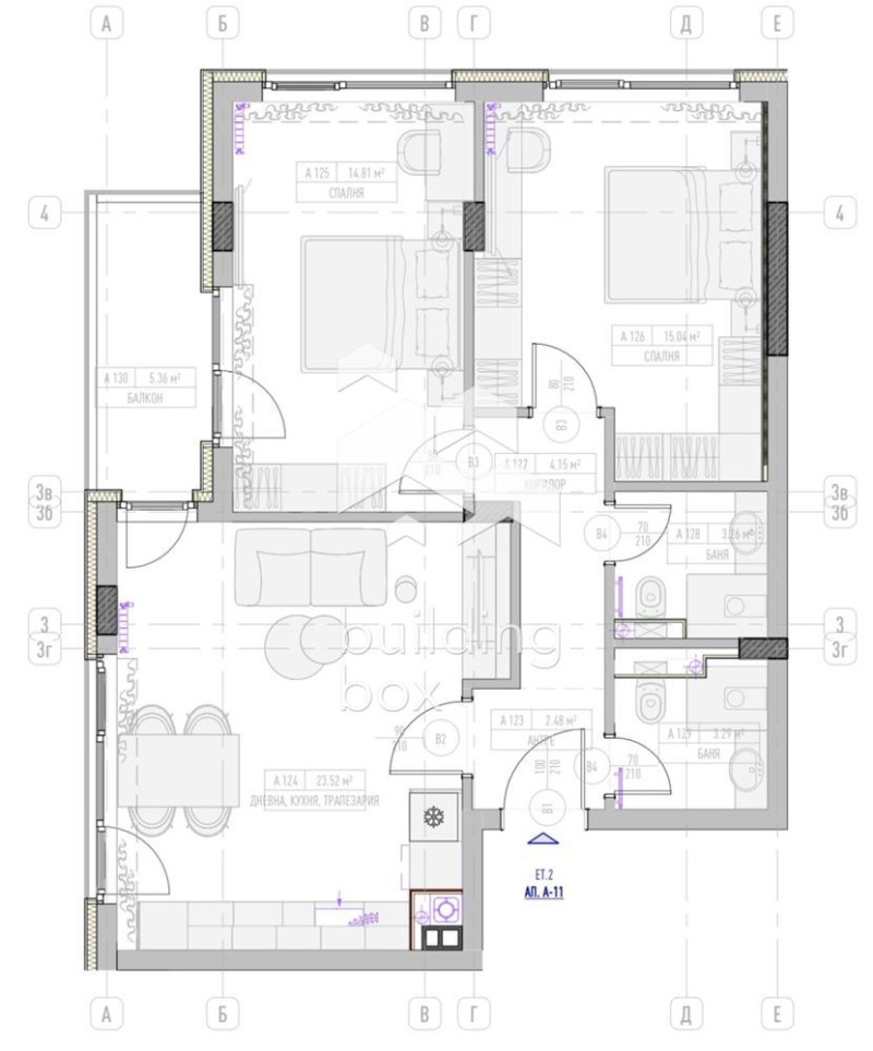 Продава 3-СТАЕН, гр. София, Гоце Делчев, снимка 4 - Aпартаменти - 49431114