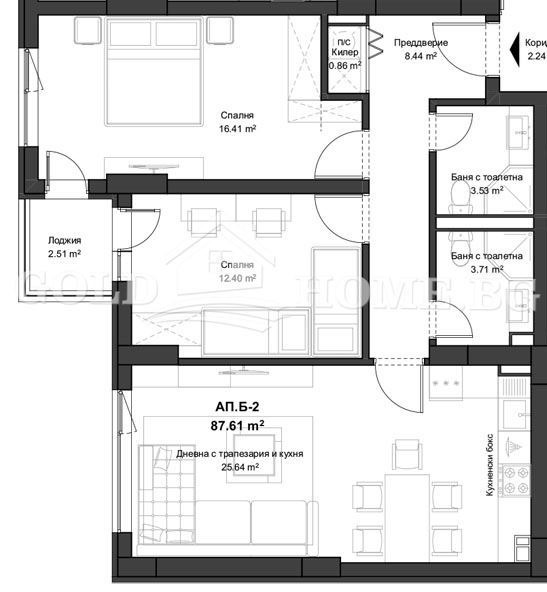 De vânzare  2 dormitoare Plovdiv , Ciuciuc Parij , 95 mp | 30372206 - imagine [5]