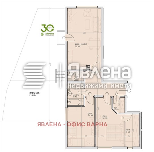 Продава 3-СТАЕН, гр. Варна, Виница, снимка 17 - Апартаменти - 55756277