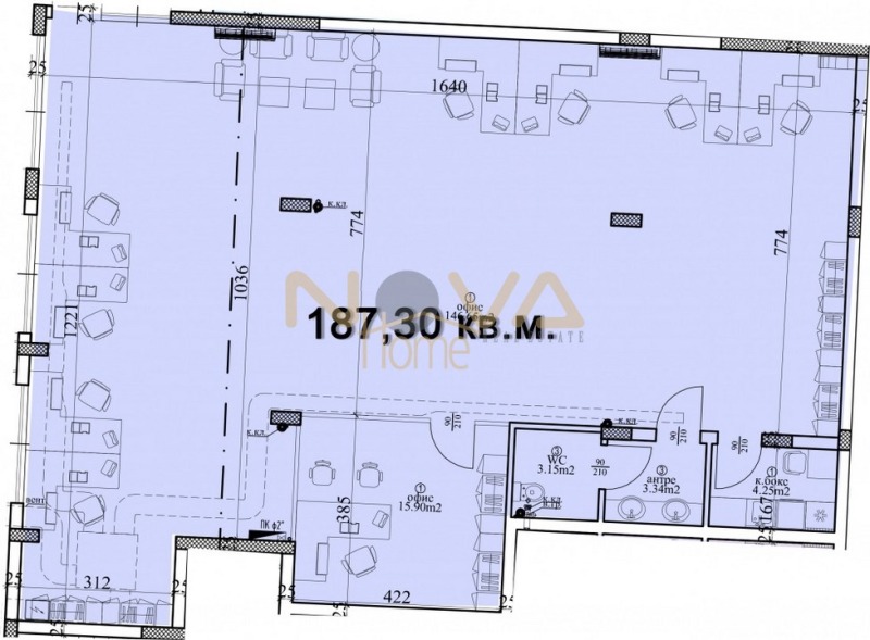 Zu verkaufen  Büro Warna , Zentralna poshta , 211 qm | 90238151 - Bild [7]