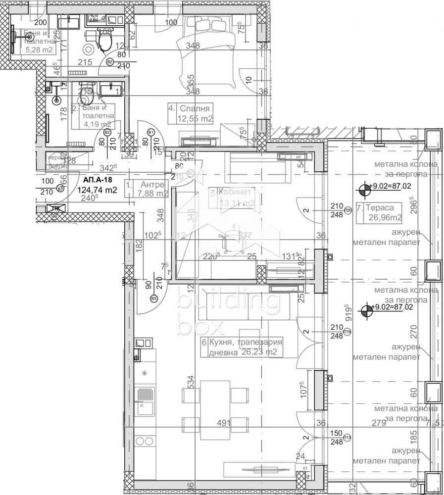 Продава 3-СТАЕН, гр. Варна, м-т Манастирски рид, снимка 2 - Апартаменти - 51206545