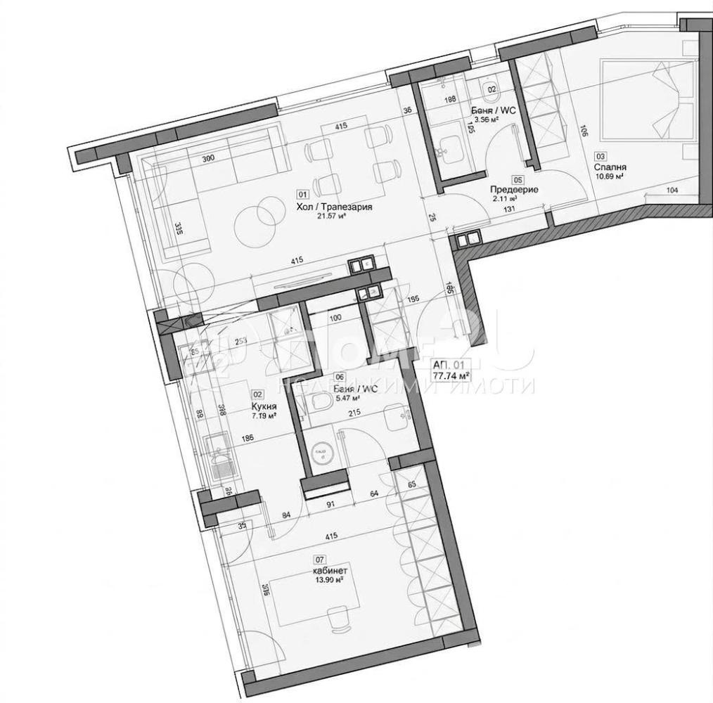 Продава 3-СТАЕН, гр. Варна, Изгрев