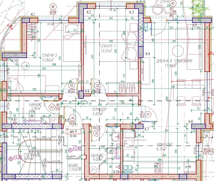 Продава 3-СТАЕН, гр. Пловдив, Център, снимка 4 - Апартаменти - 54135657