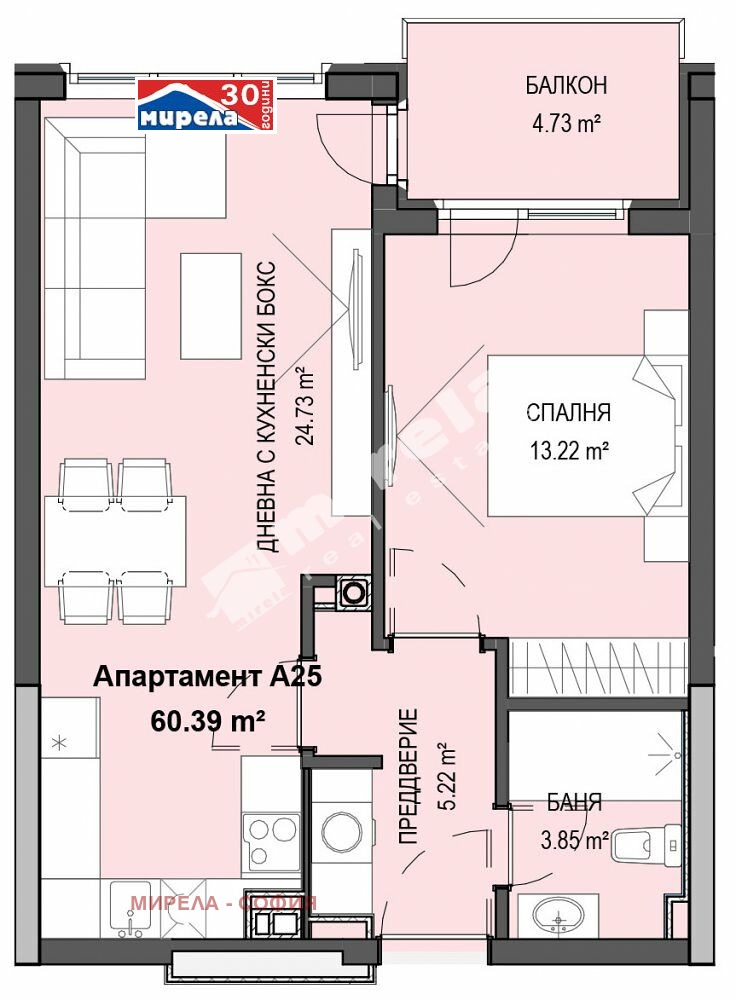 Продава  2-стаен град София , Кръстова вада , 69 кв.м | 40087861