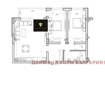 Te koop  2 slaapkamers Plovdiv , Mladezjki Chalm , 105 m² | 86724618 - afbeelding [2]