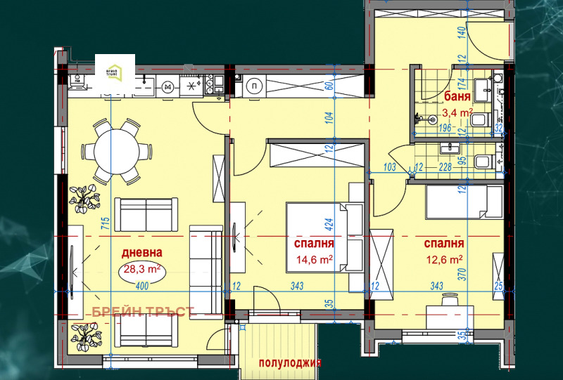 Продава 3-СТАЕН, гр. София, Овча купел, снимка 4 - Aпартаменти - 47519937