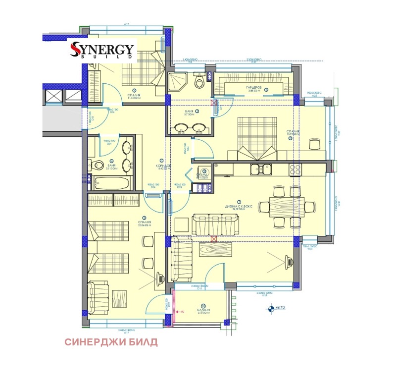 Продава МНОГОСТАЕН, гр. София, Манастирски ливади, снимка 5 - Aпартаменти - 49376508