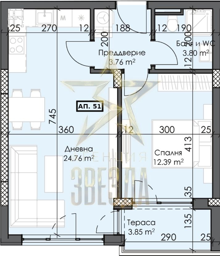 Продава 2-СТАЕН, гр. Пловдив, Тракия, снимка 1 - Aпартаменти - 49155452