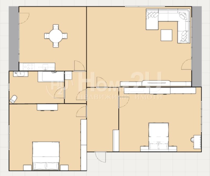 Продава 3-СТАЕН, гр. Пазарджик, Център, снимка 6 - Aпартаменти - 49527480