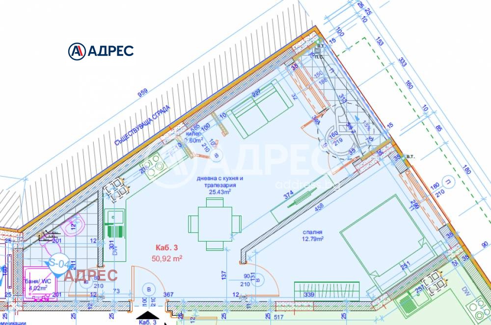 Продава 2-СТАЕН, гр. Варна, Лятно кино Тракия, снимка 4 - Апартаменти - 54864797