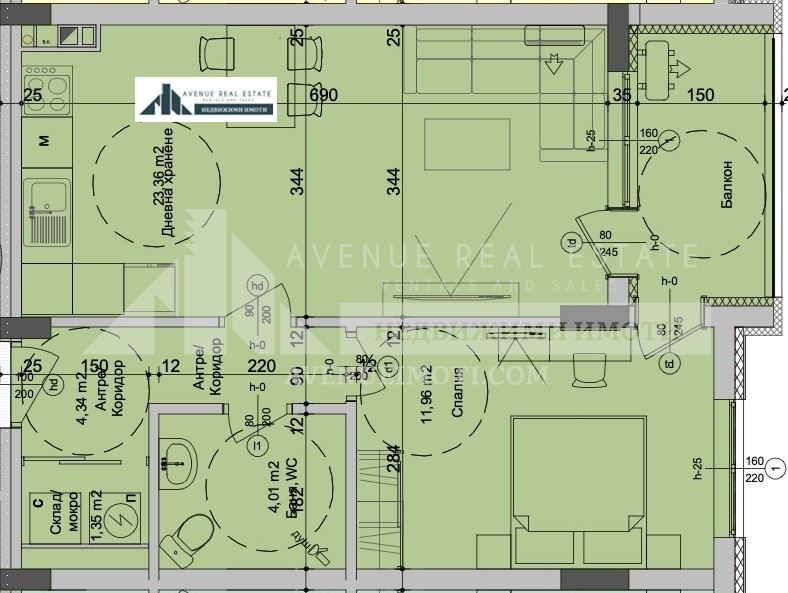 Продава 2-СТАЕН, гр. Бургас, Славейков, снимка 1 - Aпартаменти - 47502270