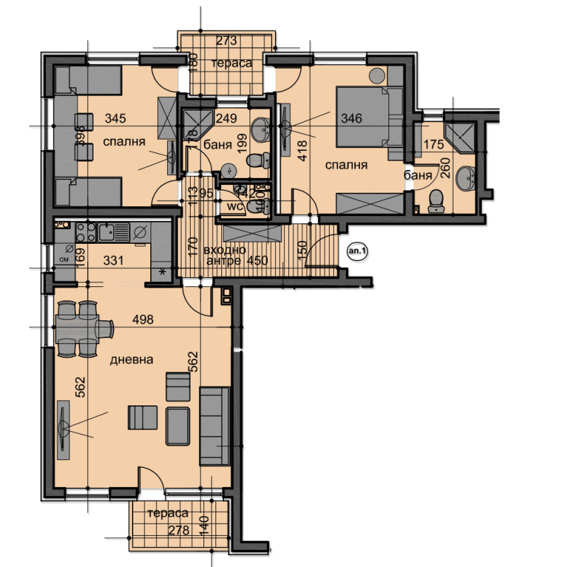 Продава 3-СТАЕН, гр. Пловдив, Остромила, снимка 4 - Aпартаменти - 48596336