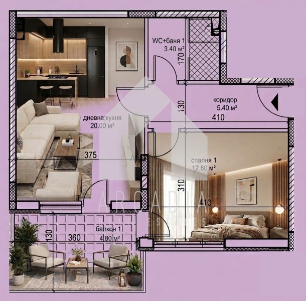 Продава 2-СТАЕН, гр. Пловдив, Кършияка, снимка 6 - Апартаменти - 41302109