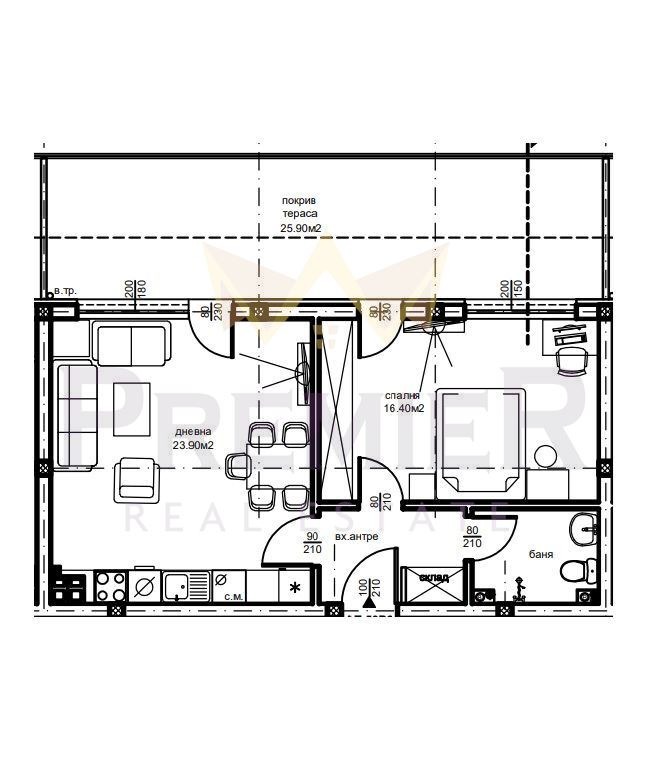 Продава 2-СТАЕН, гр. Пловдив, Остромила, снимка 5 - Апартаменти - 55797332