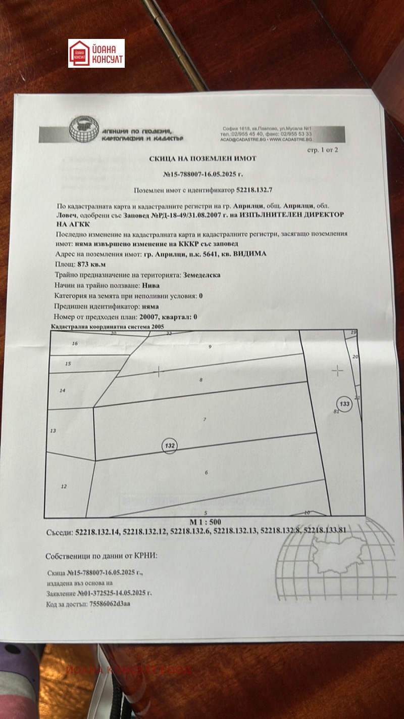 Til salg  Grund region Lovech , Apriltsi , 873 kvm | 38261257