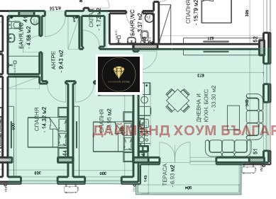 Продава 3-СТАЕН, гр. Пловдив, Младежки Хълм, снимка 2 - Апартаменти - 50545071