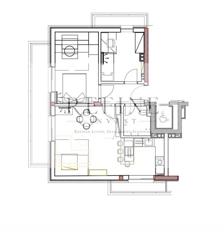 Продава 3-СТАЕН, гр. София, Кръстова вада, снимка 3 - Апартаменти - 56394465