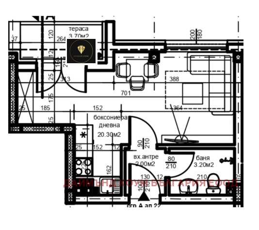 De vânzare  Studio Plovdiv , Hristo Smirnensci , 40 mp | 39902338 - imagine [2]