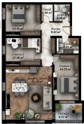 Продава  4-стаен град Стара Загора , Аязмото , 141 кв.м | 99442047 - изображение [2]