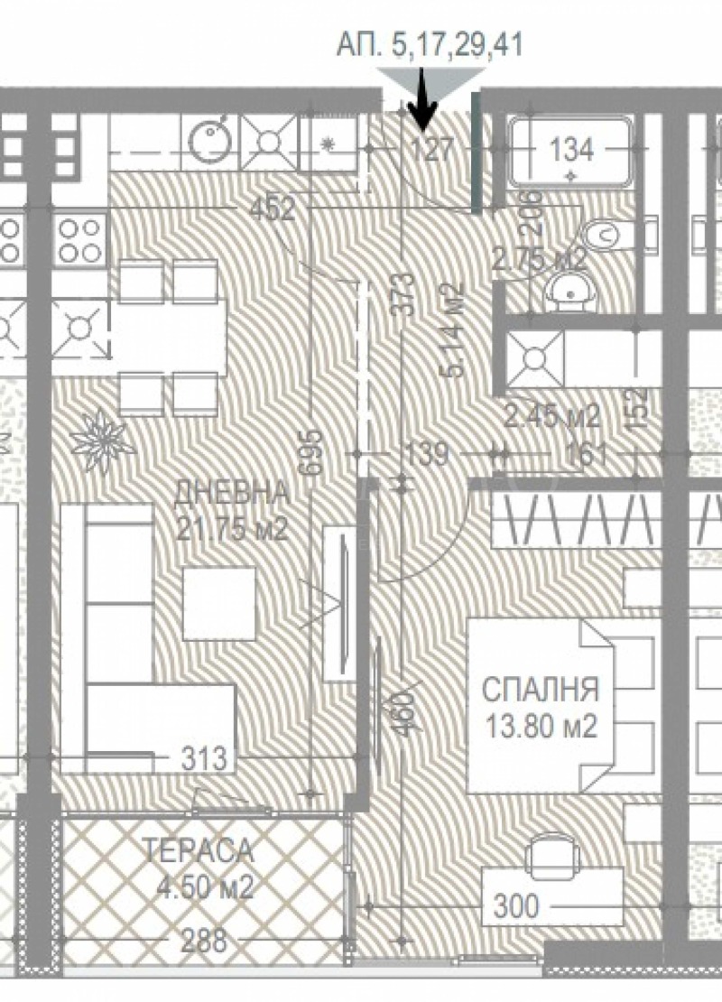Продава 2-СТАЕН, гр. София, Малинова долина, снимка 11 - Апартаменти - 52873390