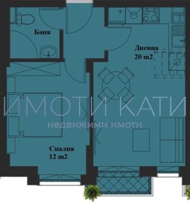 Till salu  1 sovrum Sofia , Banisjora , 53 kvm | 27941551 - bild [2]