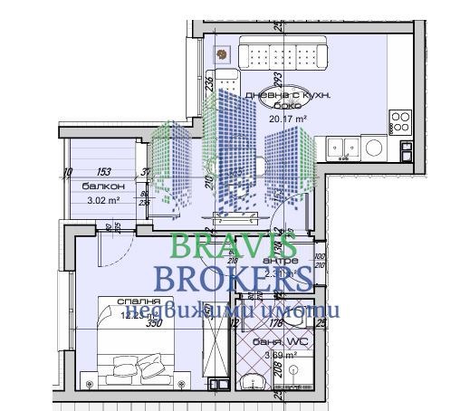 Продава 2-СТАЕН, гр. Варна, Цветен квартал, снимка 2 - Апартаменти - 54072984