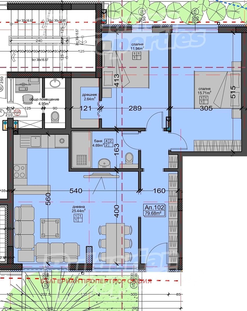 Продава 3-СТАЕН, гр. София, Лозенец, снимка 1 - Aпартаменти - 48154749